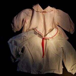Two blouses Size 6-9 months by Miniatures Fashions
